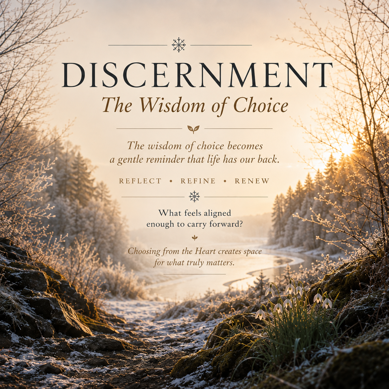 Discernment – The Wisdom of Choice