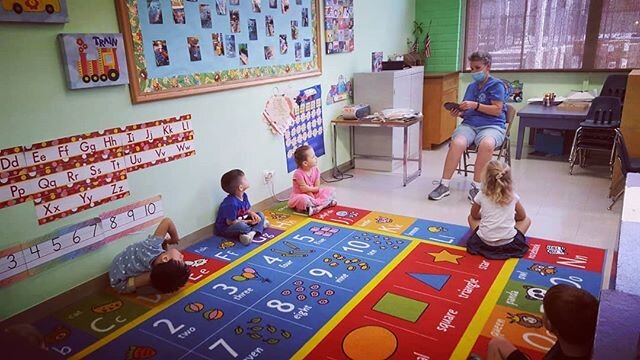Circle time in our classrooms look a little different these days, but the fun is still there!
#learning #socialdistancing #teachingwithfaceshield #mpcc #readingtime #twosclass #threesclass #prekclass
