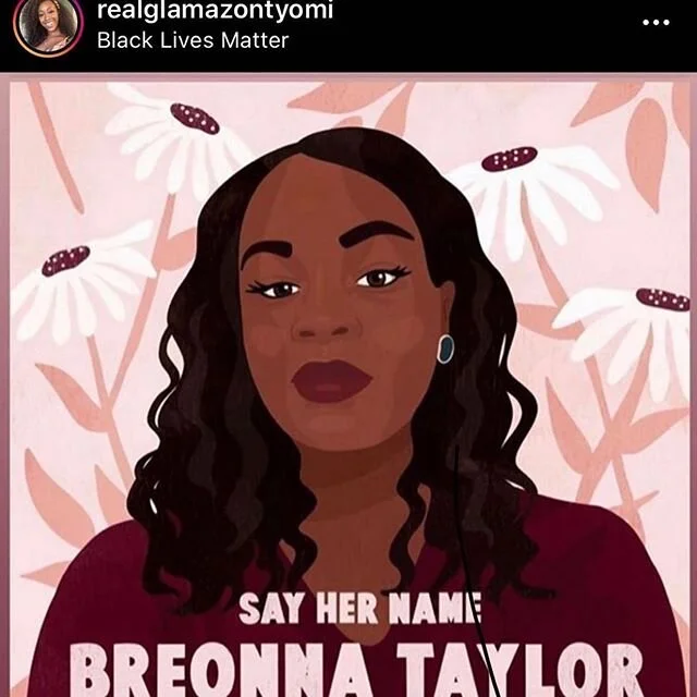 Amplifying melanated voices @realglamazontyomi @justiceforbreonna