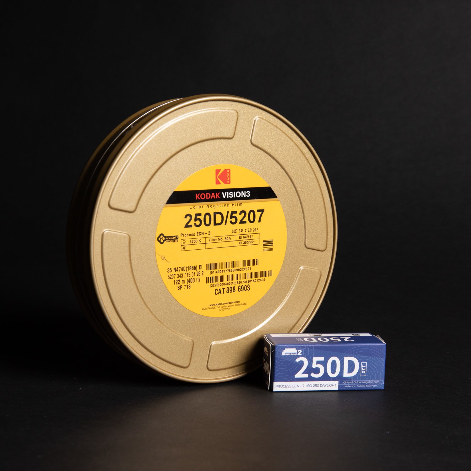 One roll of Kodak Vision3 5207 250D 120 format. 