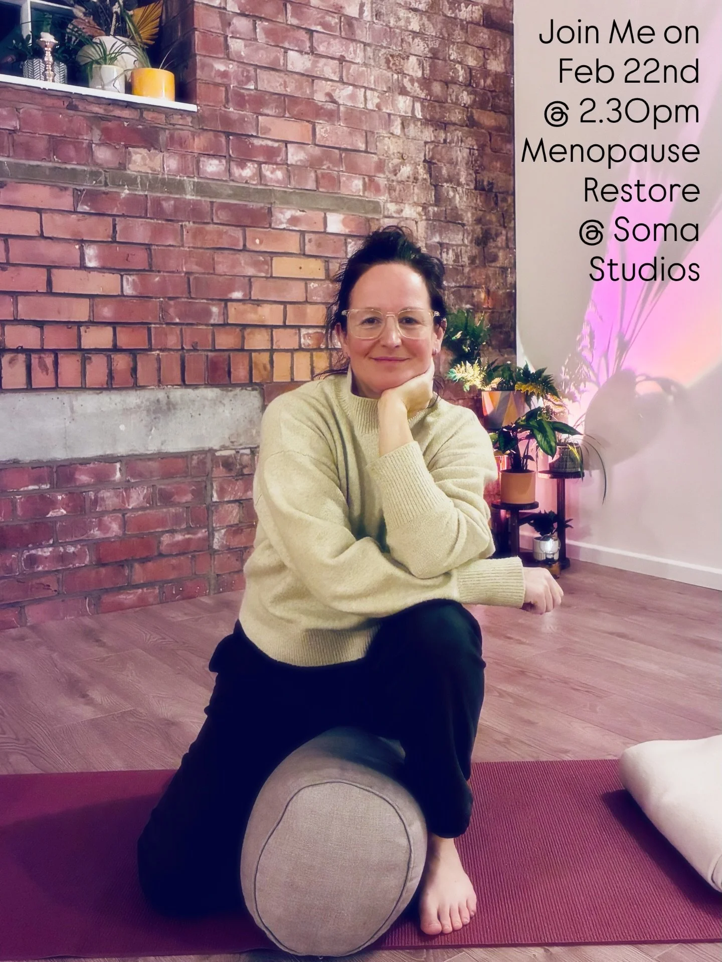 Oh yes, a week away before this gorgeous class is in action. Share with your friends, sisters, mothers, aunts and colleagues. Any female in midlife who seems off, short tempered, stressed and overwhelmed. They need this! Held in person @soma_wellbein
