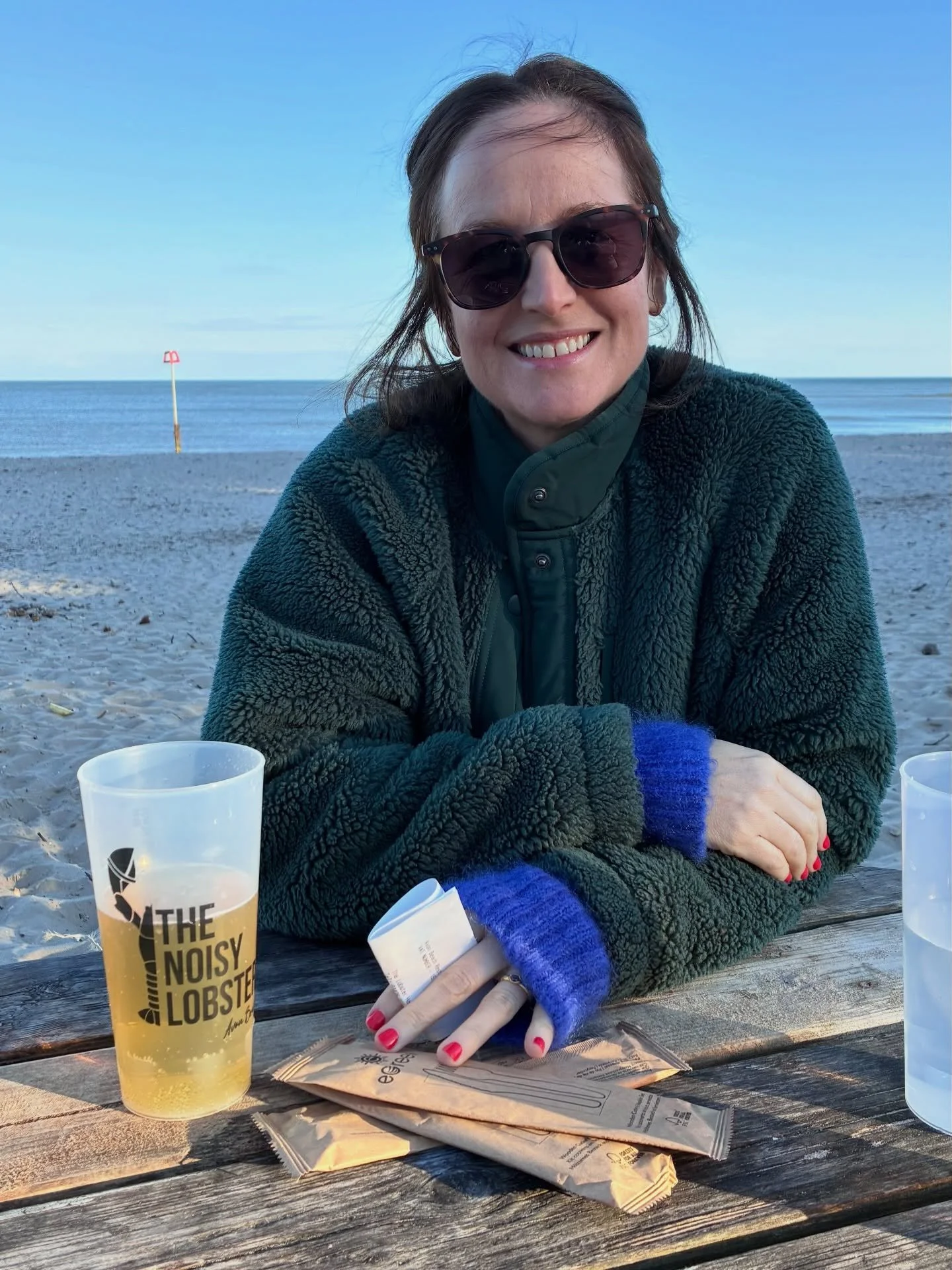 This is who I am when I stop holding it all together. I sleep deeply, feel grounded and drawn to spontaneity and fun. At the end of a much needed week off, fish n chips and a beer on the beach! I Just Am.  Phew&hellip; 

Who are you when you stop hol