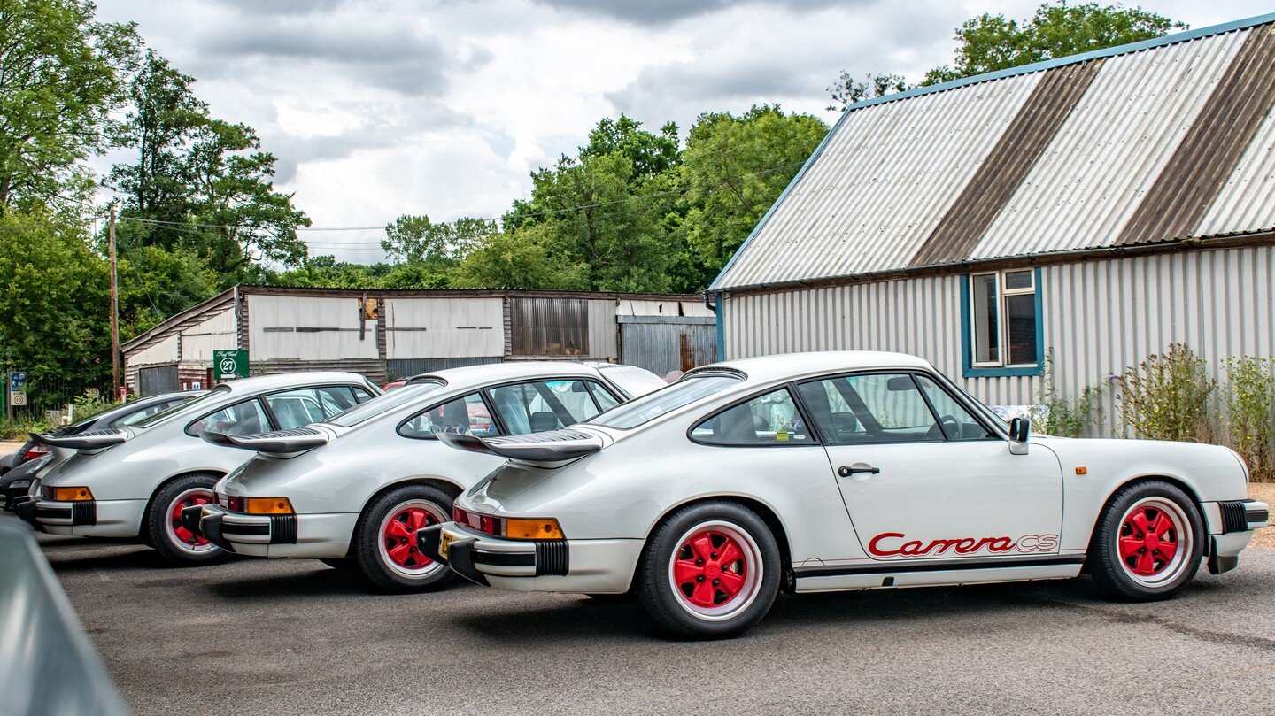 3 out of 53 UK supplied Carrera 3.2 Clubsports in at once. A rare sight.
