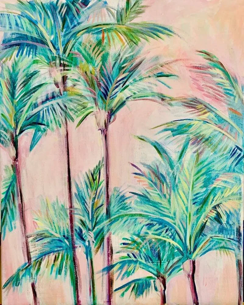 Summer Palms + Chicken Tropicana + Wine
