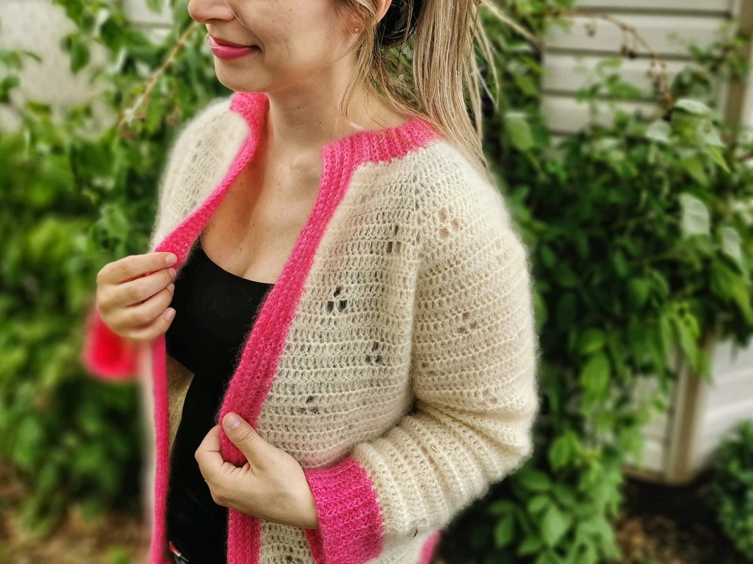 How to frog mohair + mohair cardigan crochet pattern — Coffee