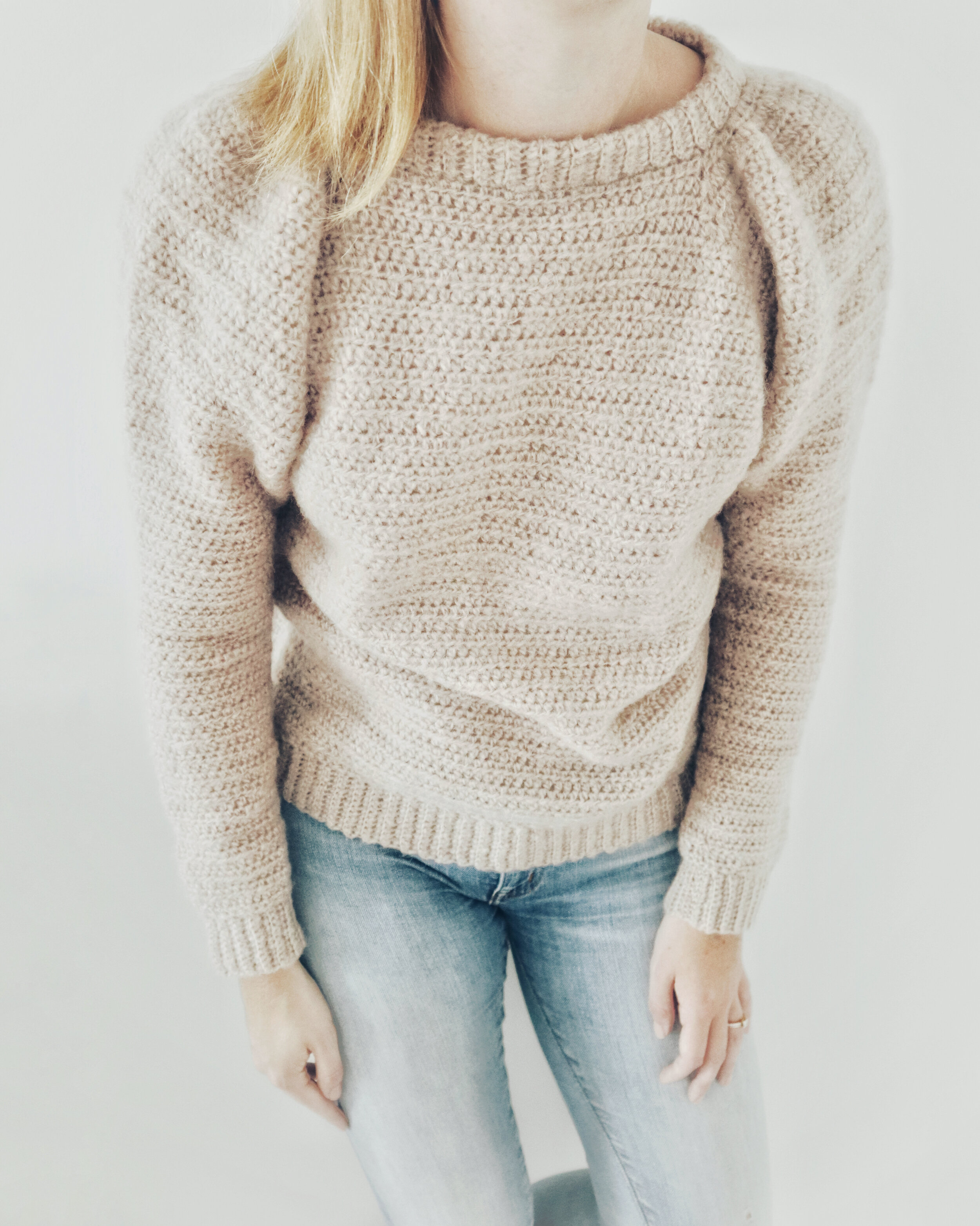 Crochet Pattern x Lumous Puff Sleeve Sweater — Coffee & Crocheting