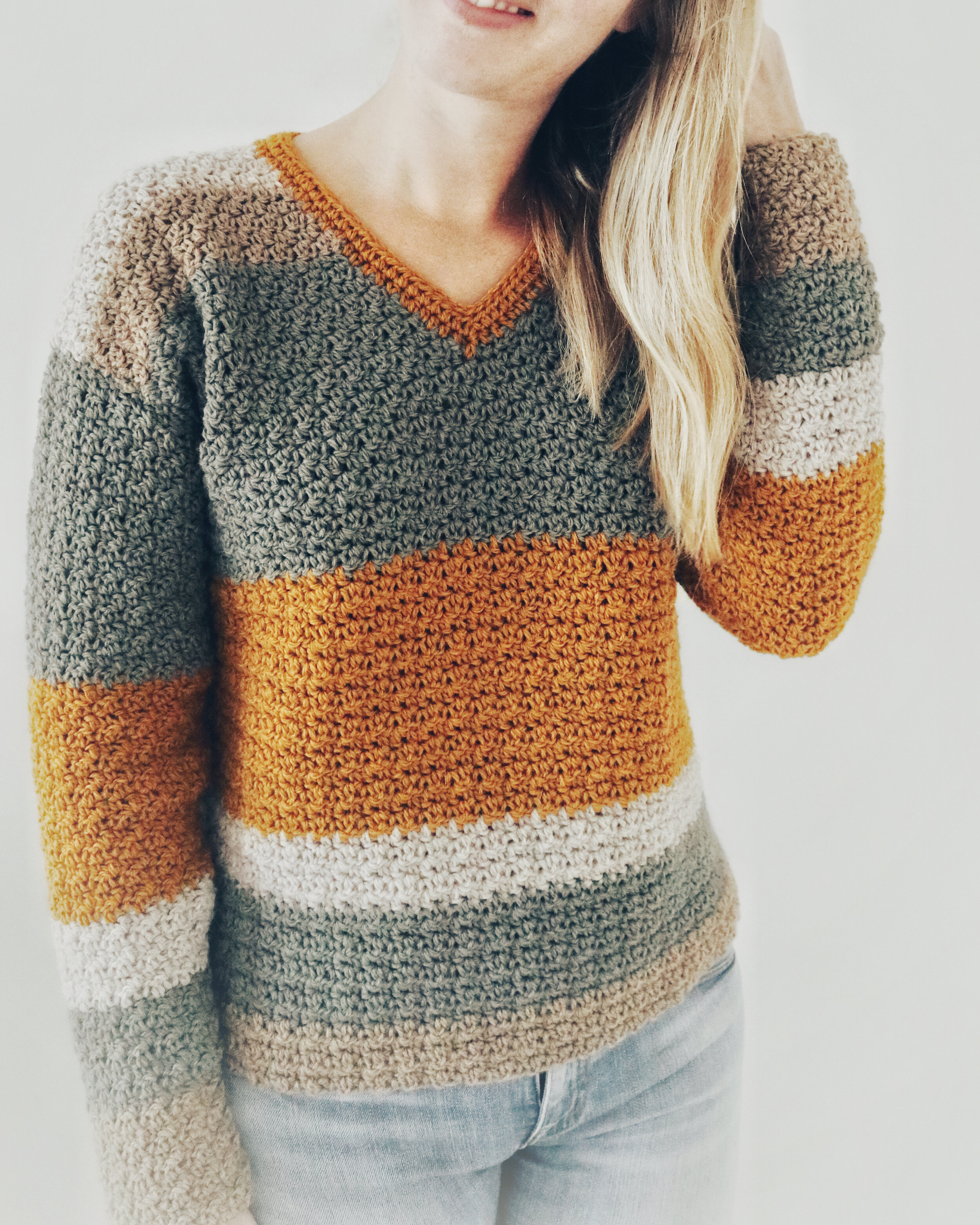 Basic V-Neck Sweater (Printable Version)