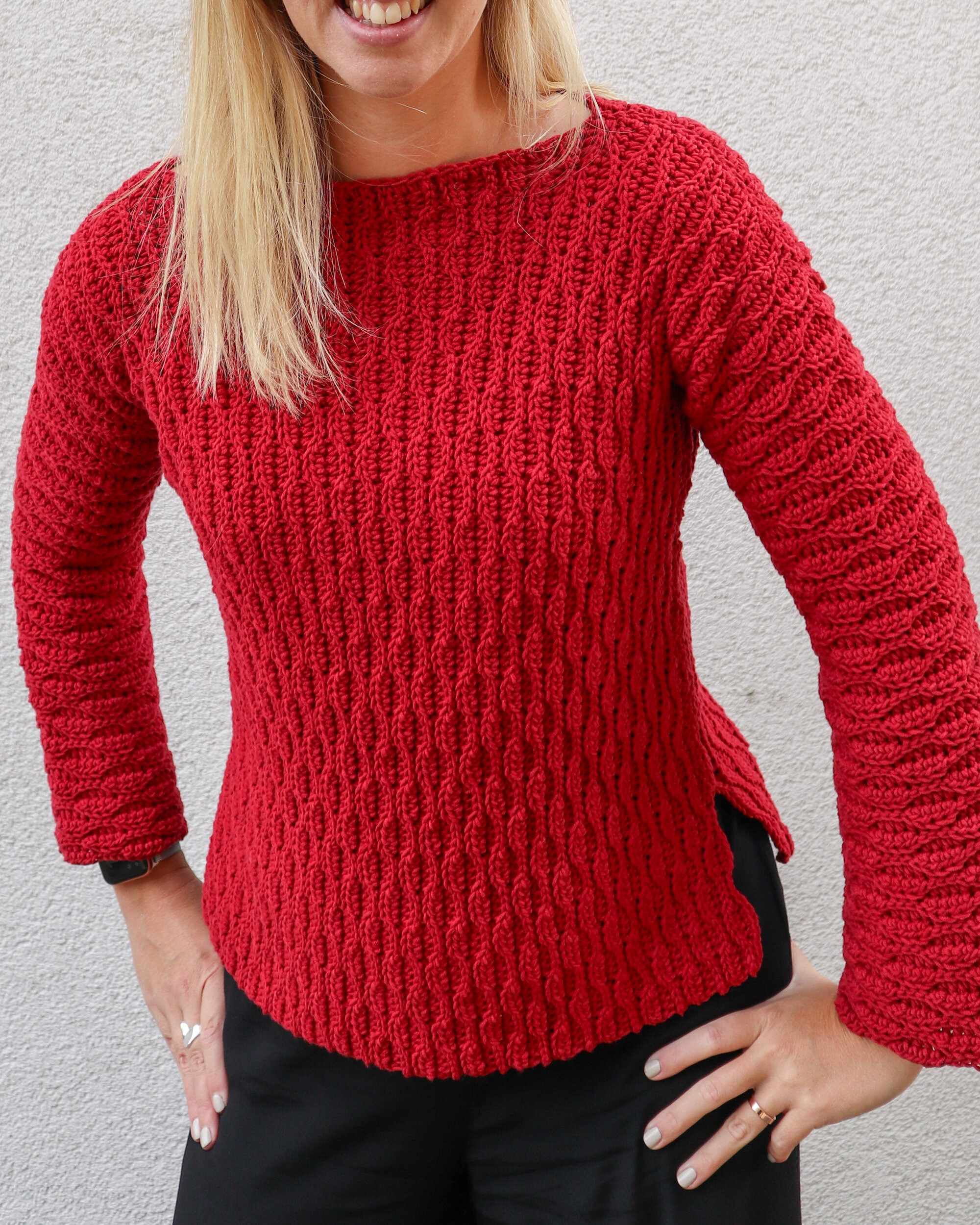 Crochet Pattern x Deco Waves Sweater — Coffee & Crocheting