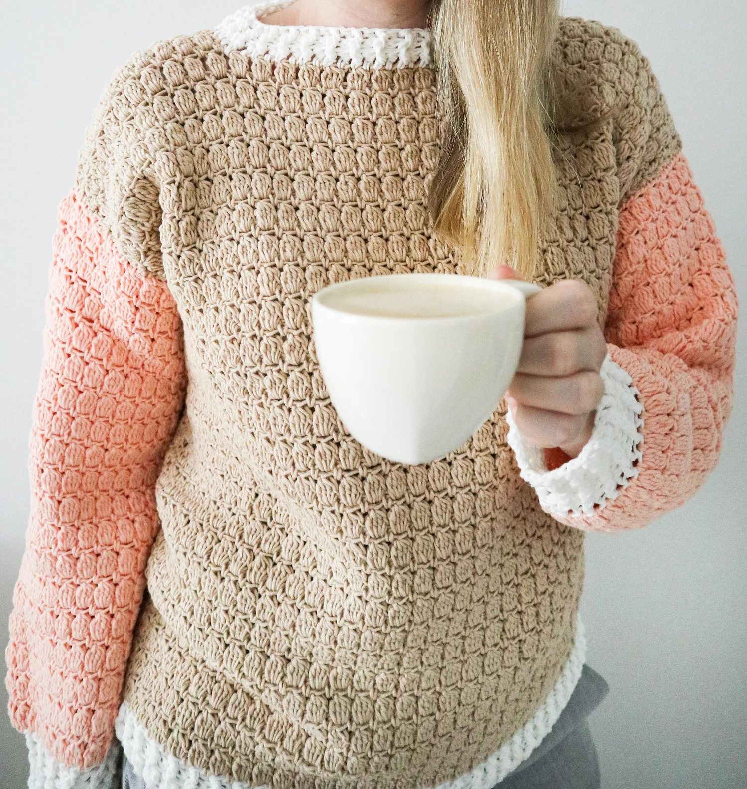 Crochet Pattern x Block Sweater — Coffee Crocheting