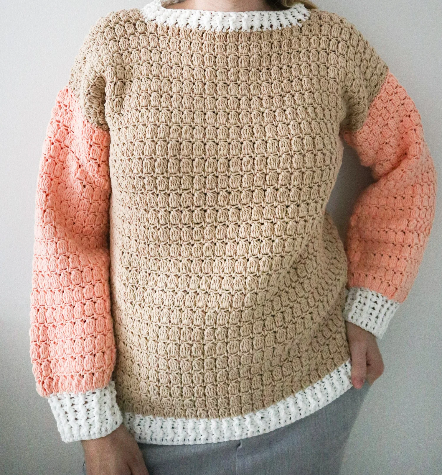 Crochet Pattern x Block Sweater — Coffee Crocheting