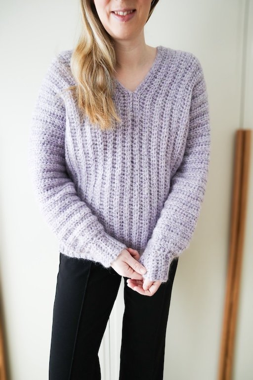 Free Sweater Crochet Pattern - October Sweater — Coffee & Crocheting