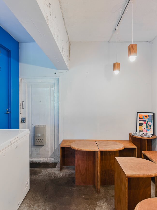 Interior of Light Up Coffee in Kichijoji, Tokyo