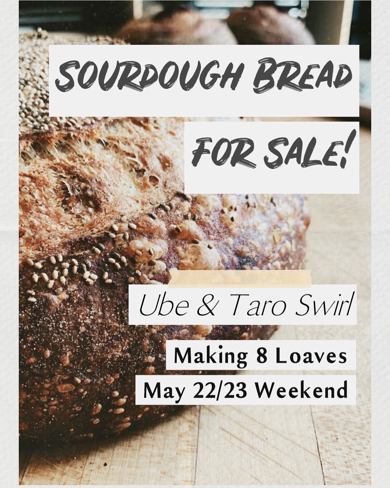 Bread for sale!! Please see Below for Details. Homemade and all from scratch including a Sourdough Starter that&rsquo;s used to leaven all the breads I make. 

I wanted to say welcome to all the new followers I&rsquo;ve gained recently.  Both my part