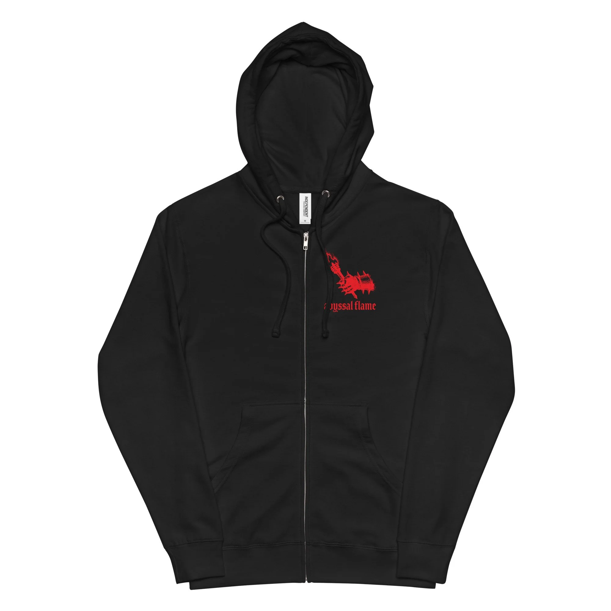 unisex-fleece-zip-up-hoodie-black-front-6942ed7f0d0ad.jpg