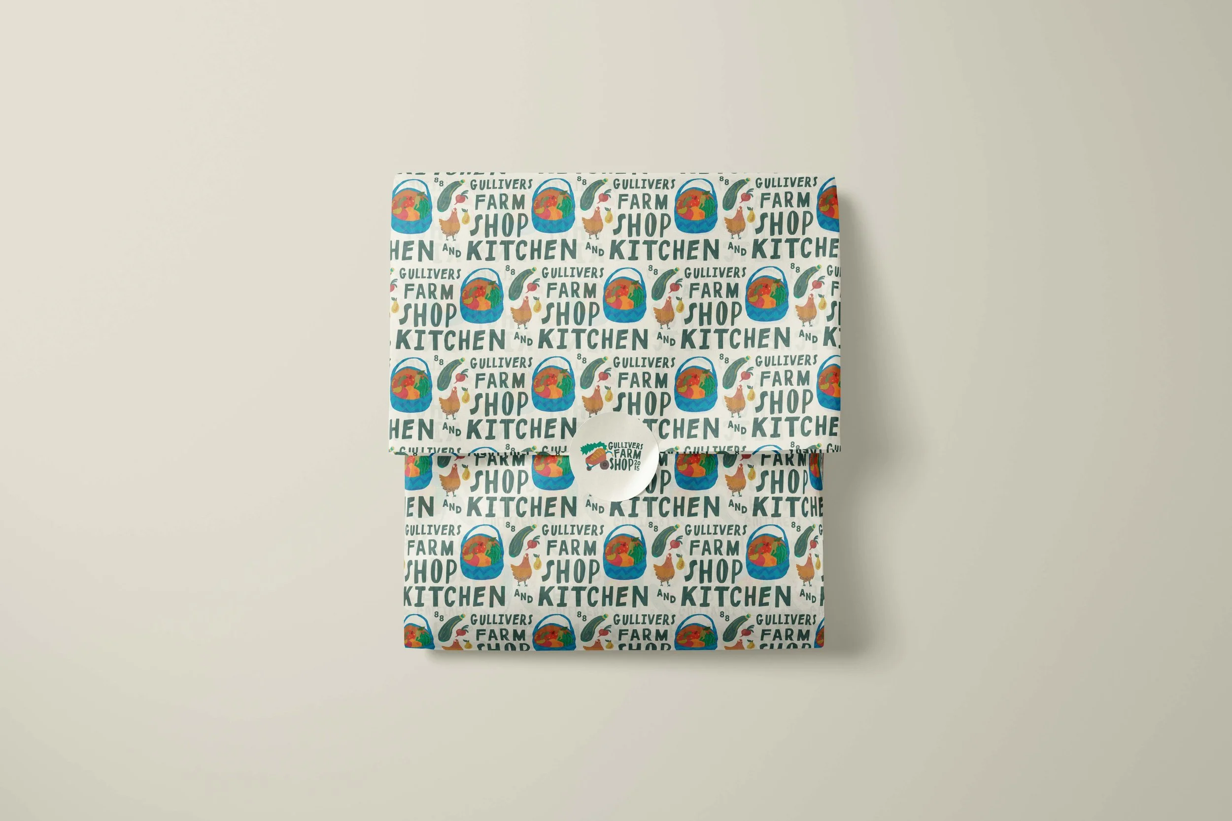 Branded tissue paper for farm