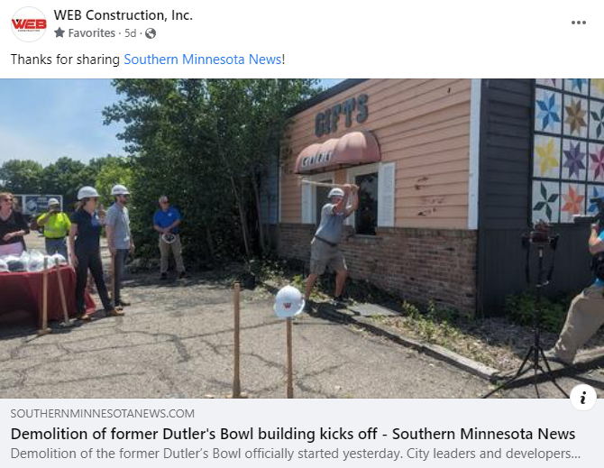 SMN coverage of demolition