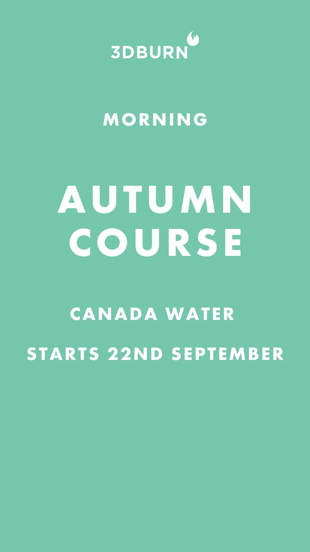 Morning Autumn Course