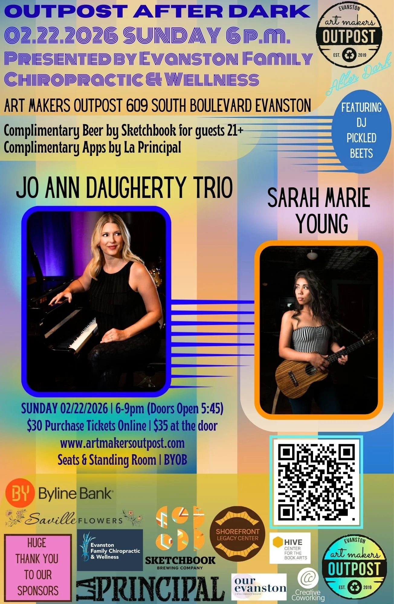 Sunday February 22, 2026 Outpost After Dark Salon Series- The Jo Ann
