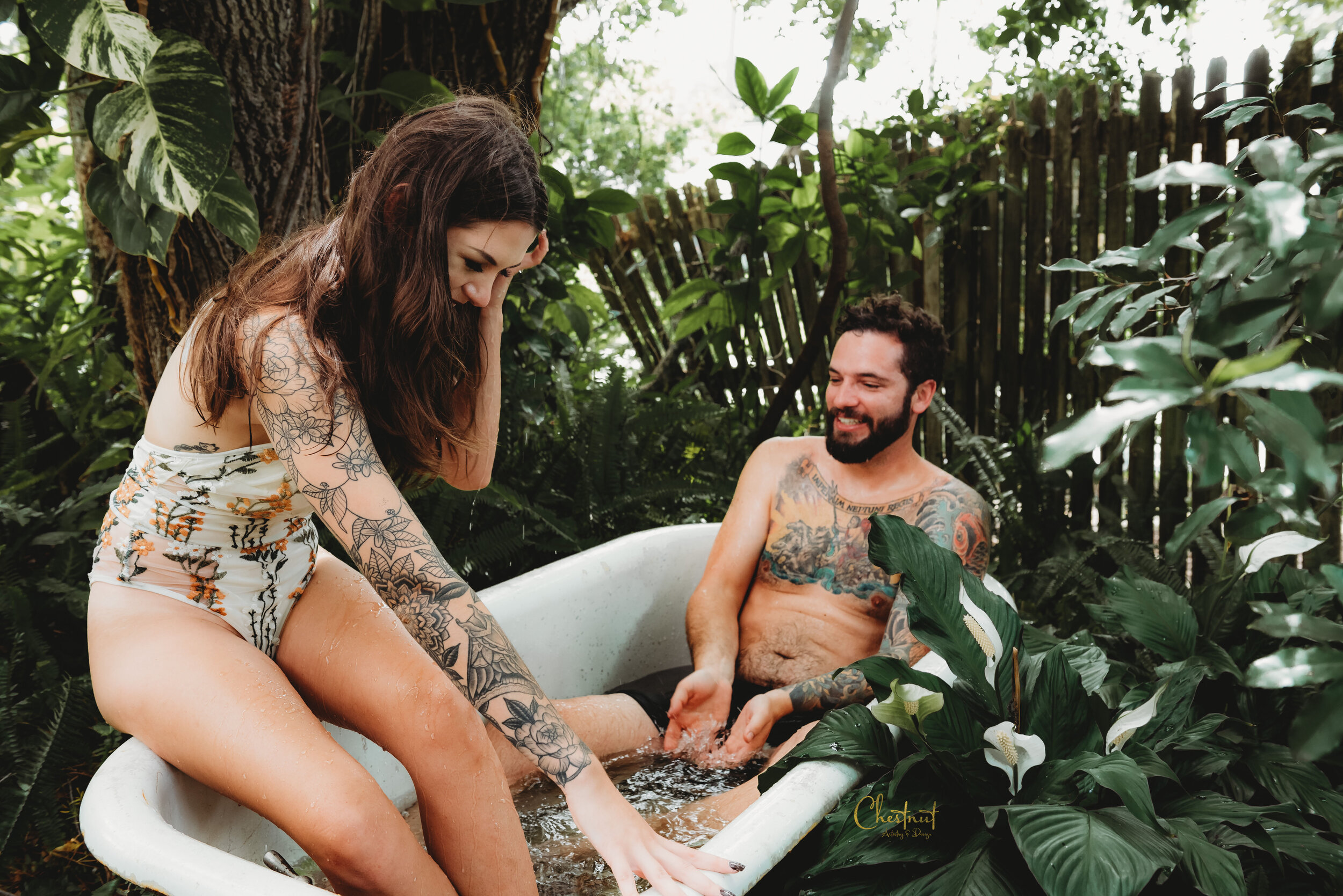 couples boudoir tub jacksonville florida