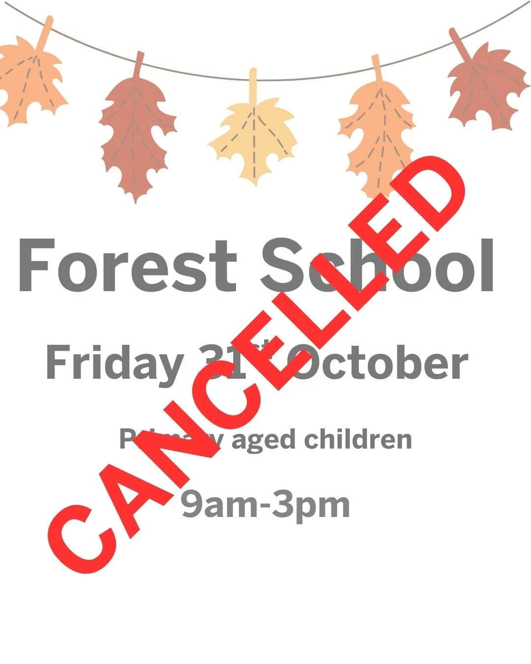 Unfortunately, due to staff sickness, we have to cancel our Forest School Session on Friday. 
😔💔
We hope to be back soon with another session.