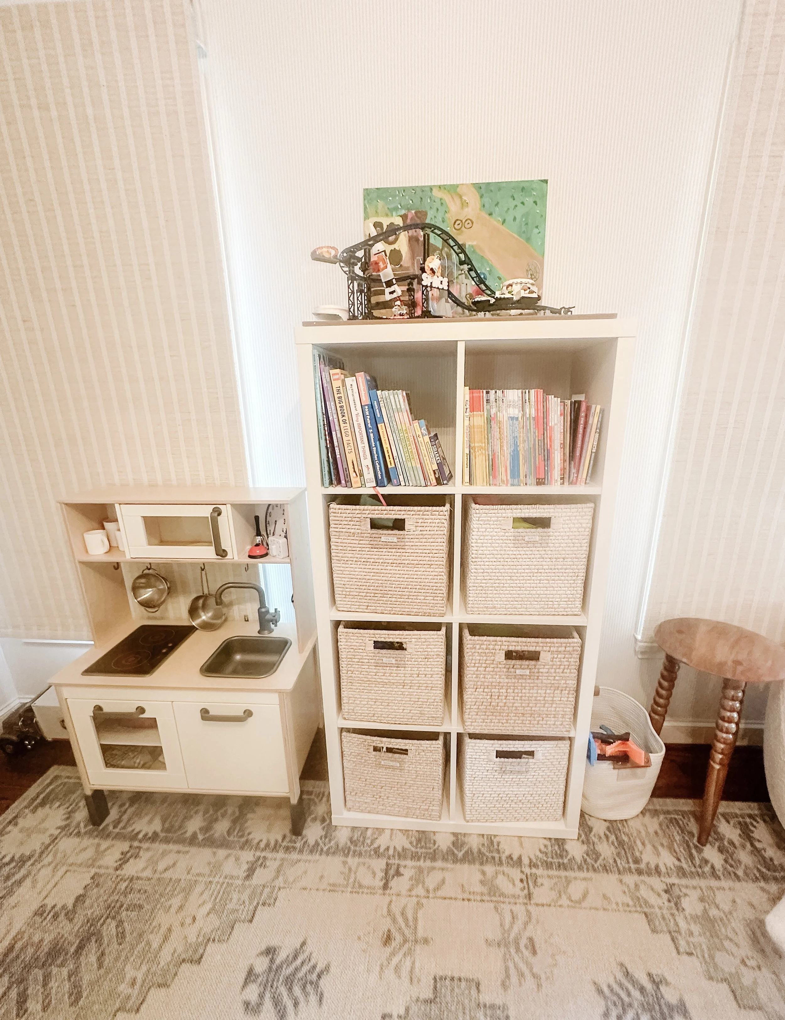 Bluffview Dallas Playroom Organization