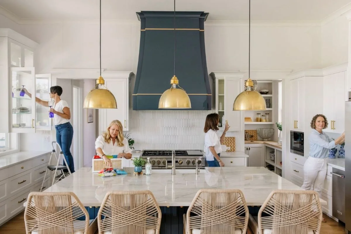 Professional Organizers organizing a Kitchen in Dallas, TX
