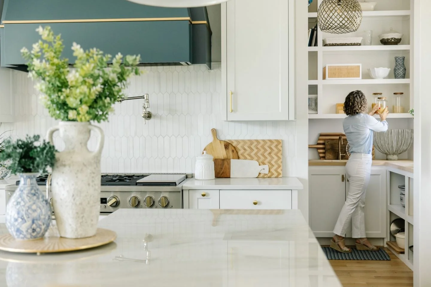 Highland Park Professional Organizer in kitchen