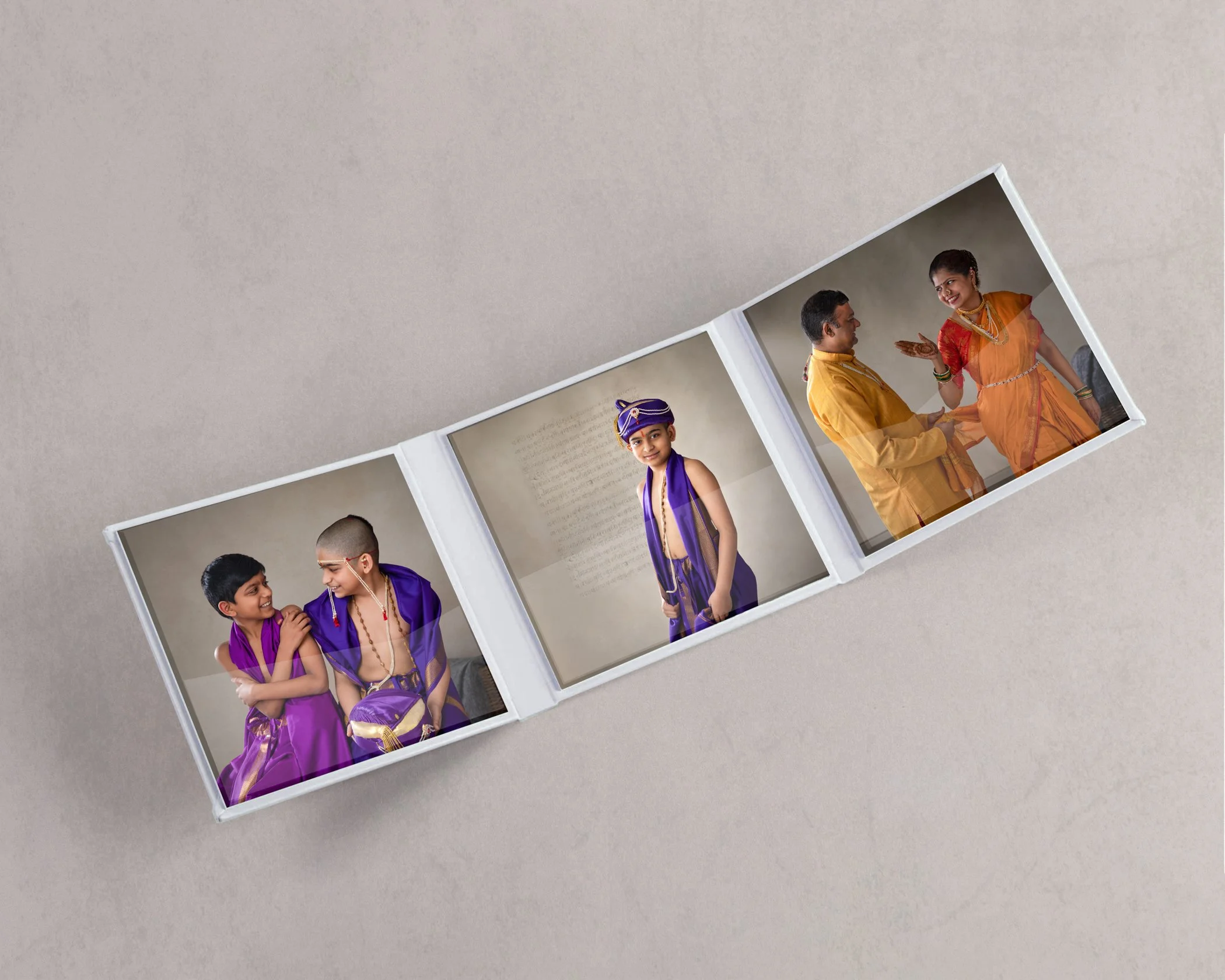Trifold with Acrylic finish
