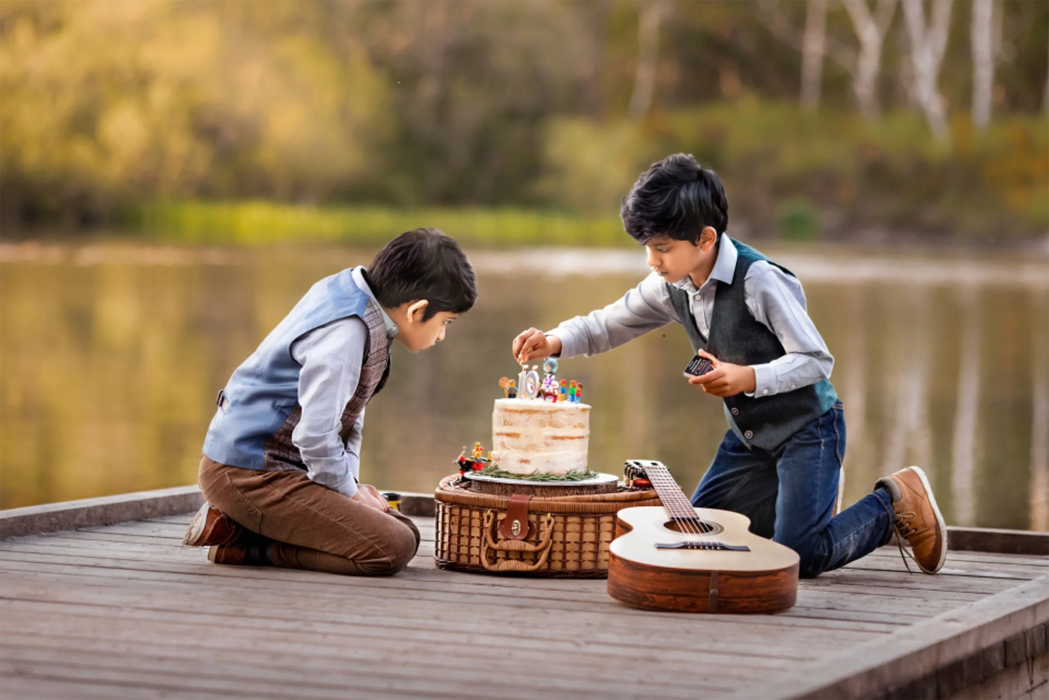 10th birthday milestone photoshoot, done at light water county park