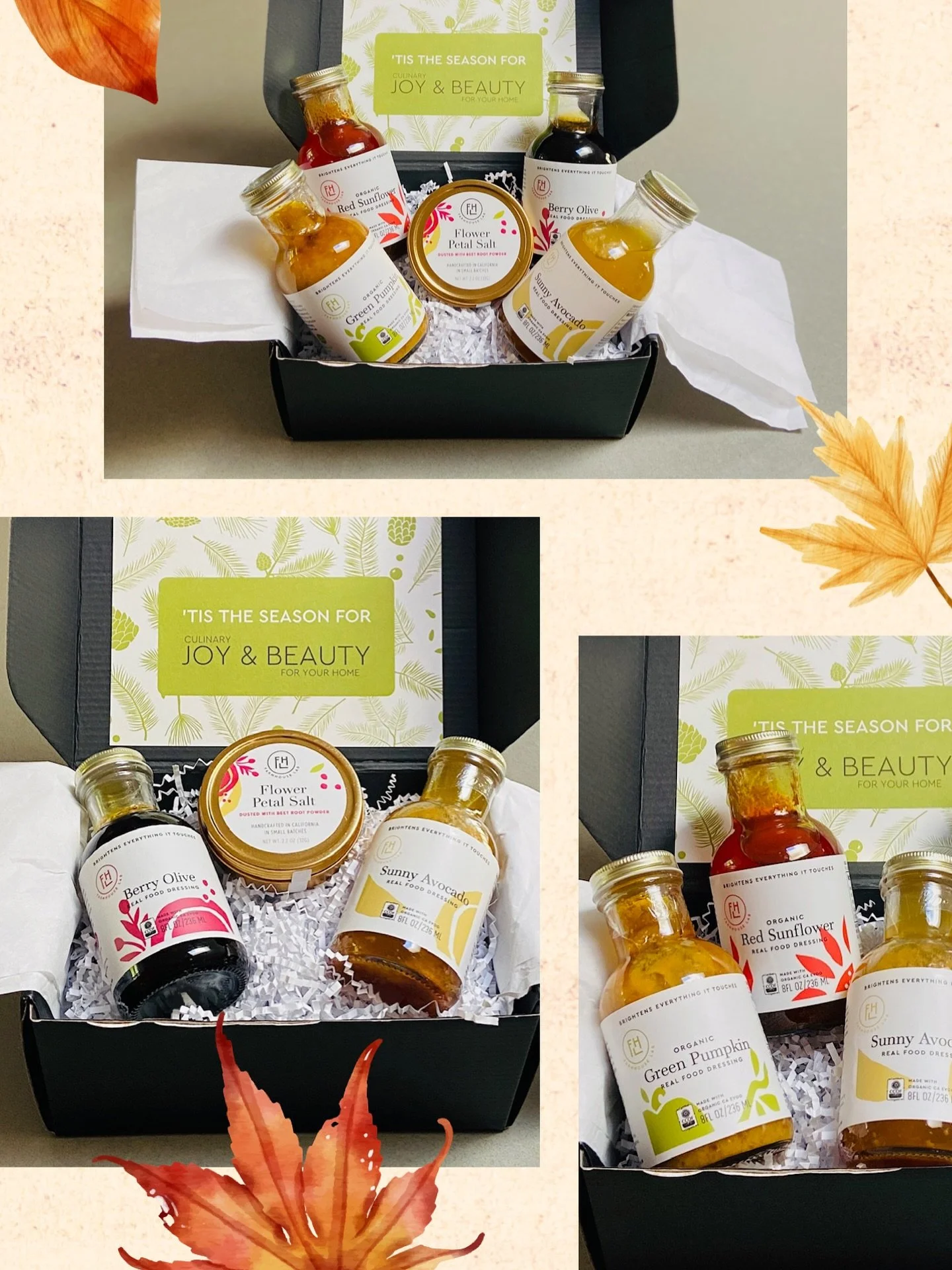 Our gift boxes make the perfect gift for hosts, holidays and more 🧡 🍁 &mdash; choose from one of our carefully curated gift box selections. Check out our gift guide in link in bio or on our webpage.

&amp; 

🧡 Nourish Forward 🧡
This November, we 