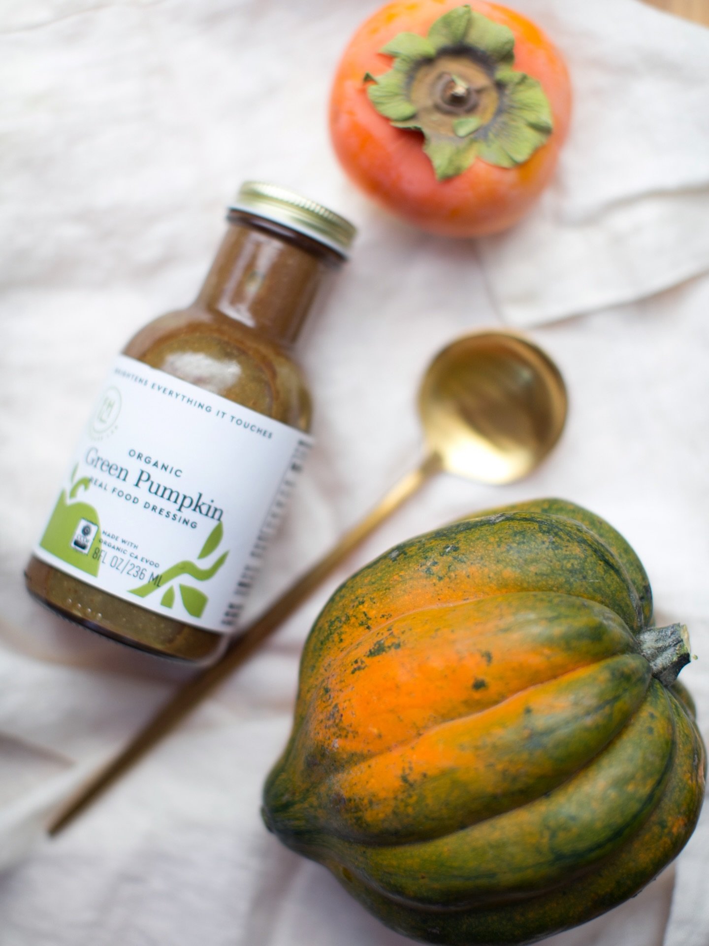 Meet your seasonal staple 🍂

Our Green Pumpkin Real Food Dressing is made with raw, organic pumpkin oil and apple cider vinegar, a stoneground mustard, a touch of maple syrup and French Celtic salt - real food done right.

It&rsquo;s the perfect mat
