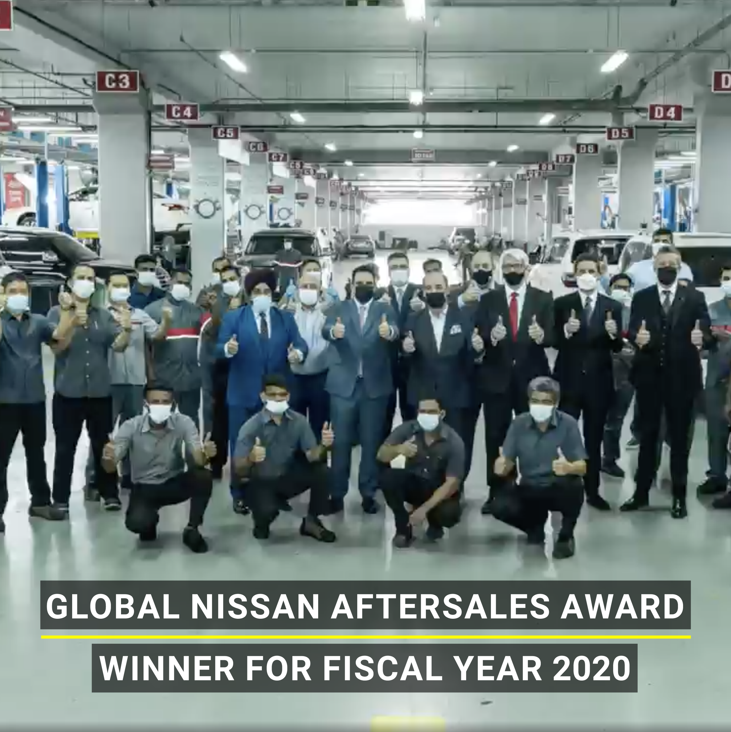 'Global Nissan Aftersales Award' winner for Fiscal Year 2020,