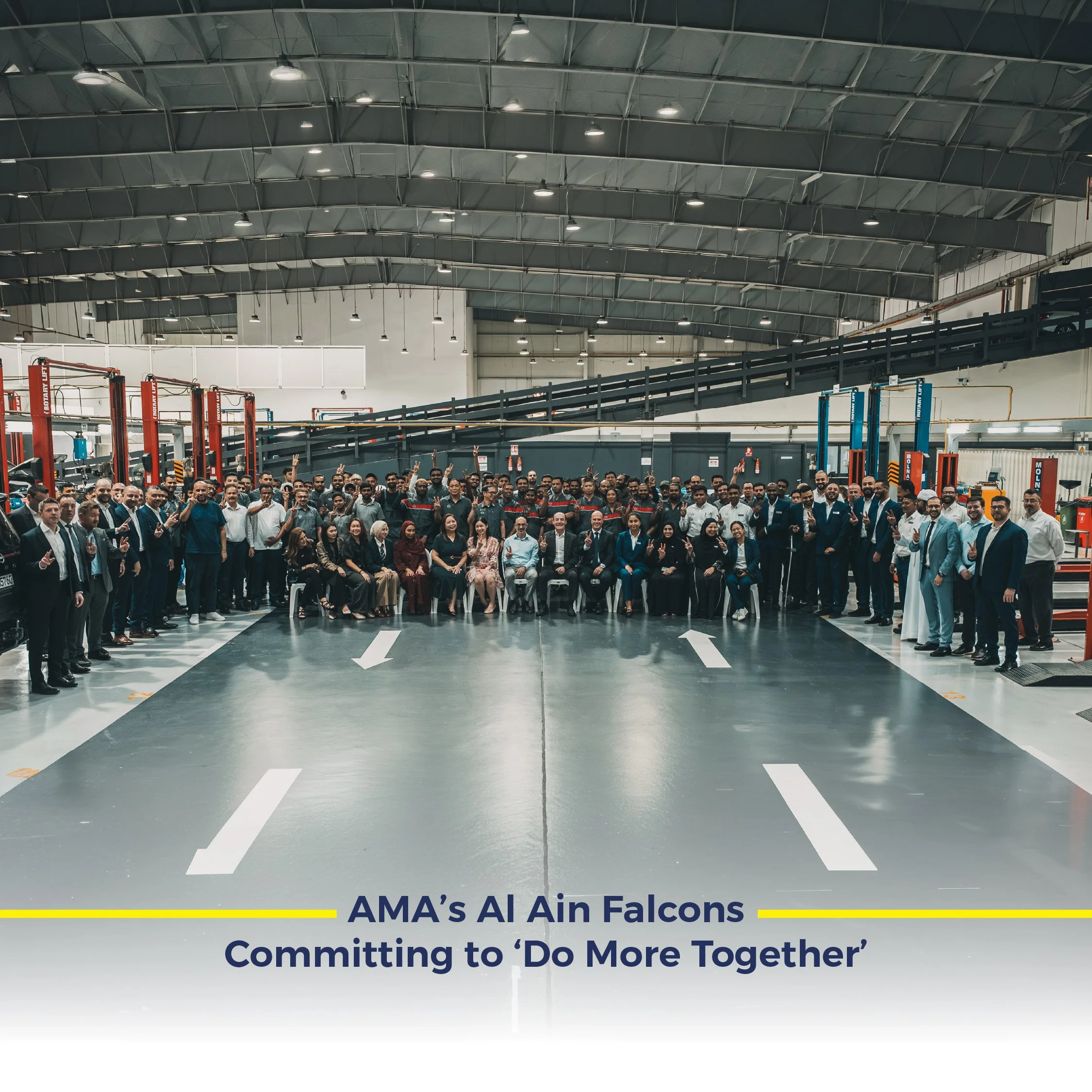 AMA’s Al Ain Falcons Committing to ‘Do More Together’