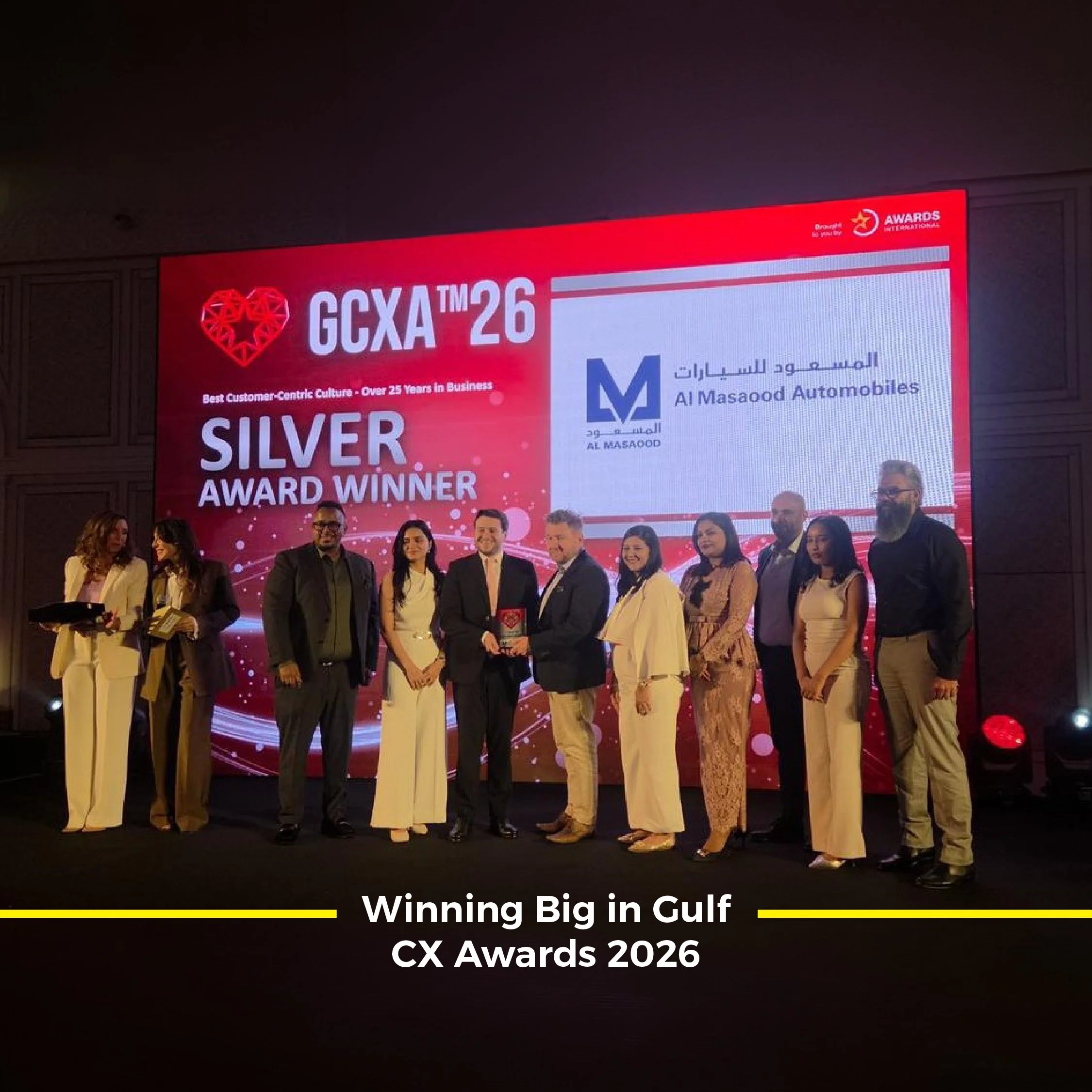 The Falcons Earn Recognition at the Gulf Customer Experience Awards