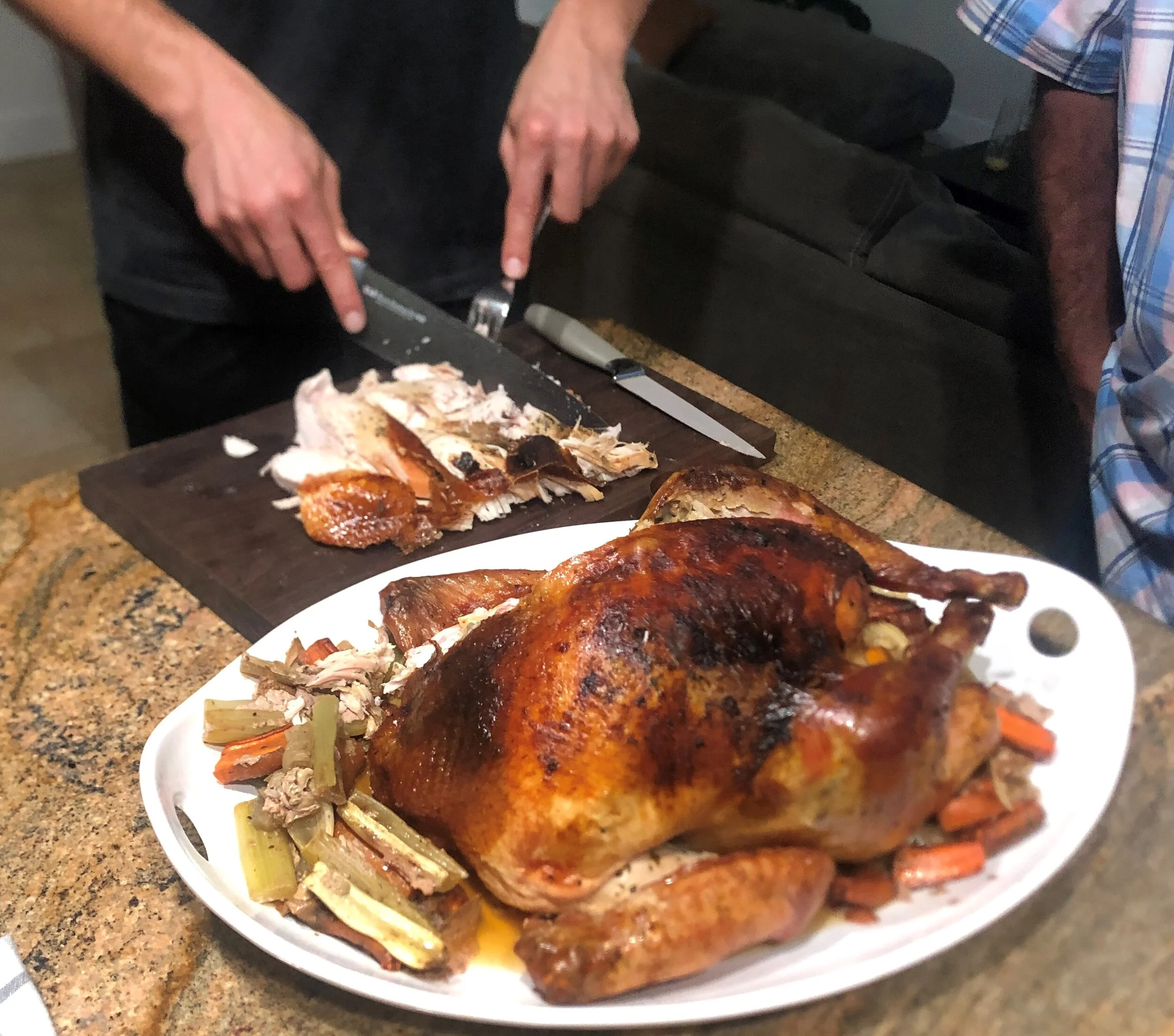 WE SURVIVED OUR FIRST THANKSGIVING