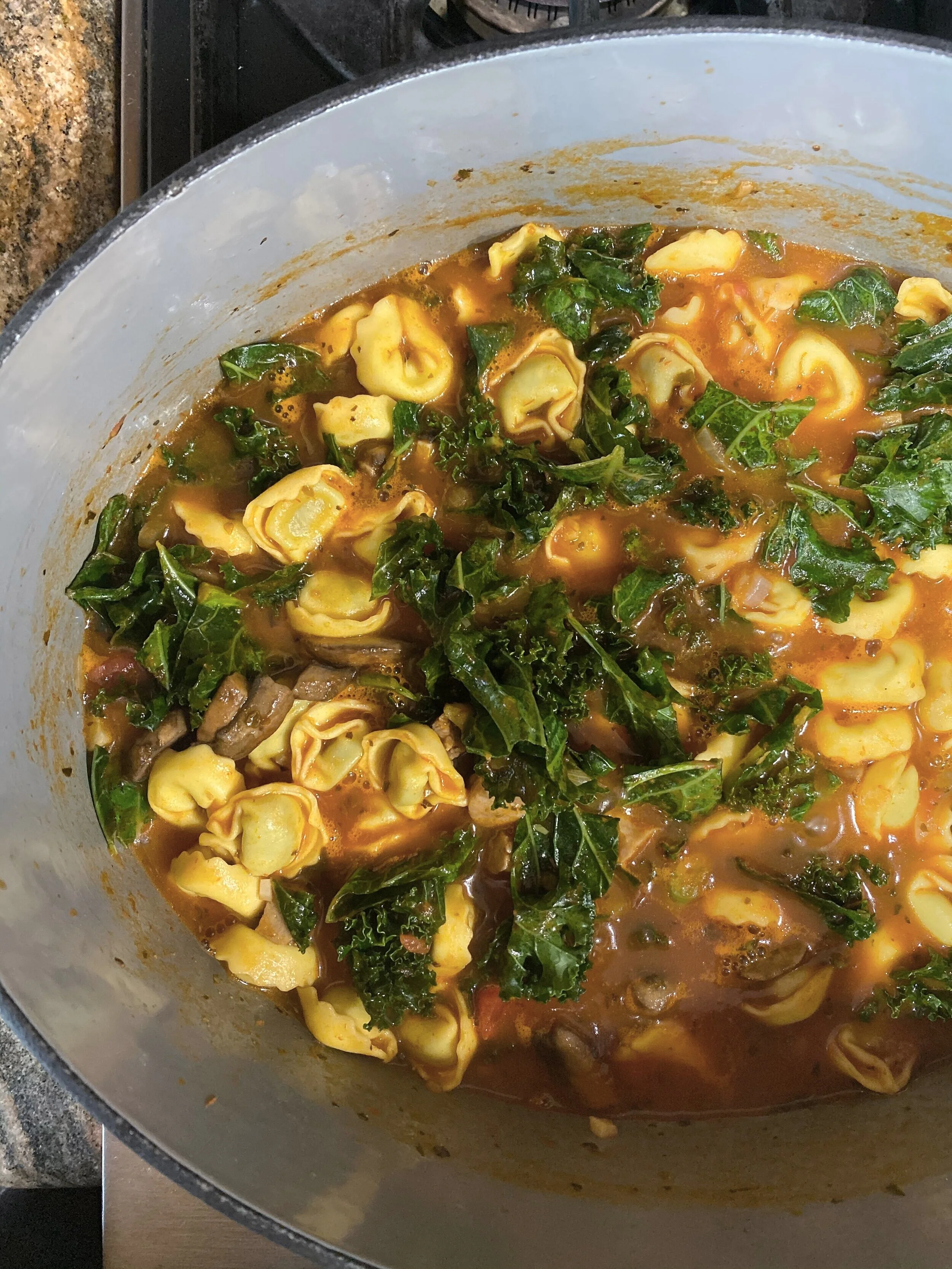 ANDI'S TORTELLINI SOUP