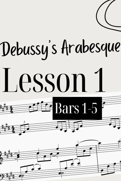 Arabesque Lesson 1 Exercises, Bars 1-5
