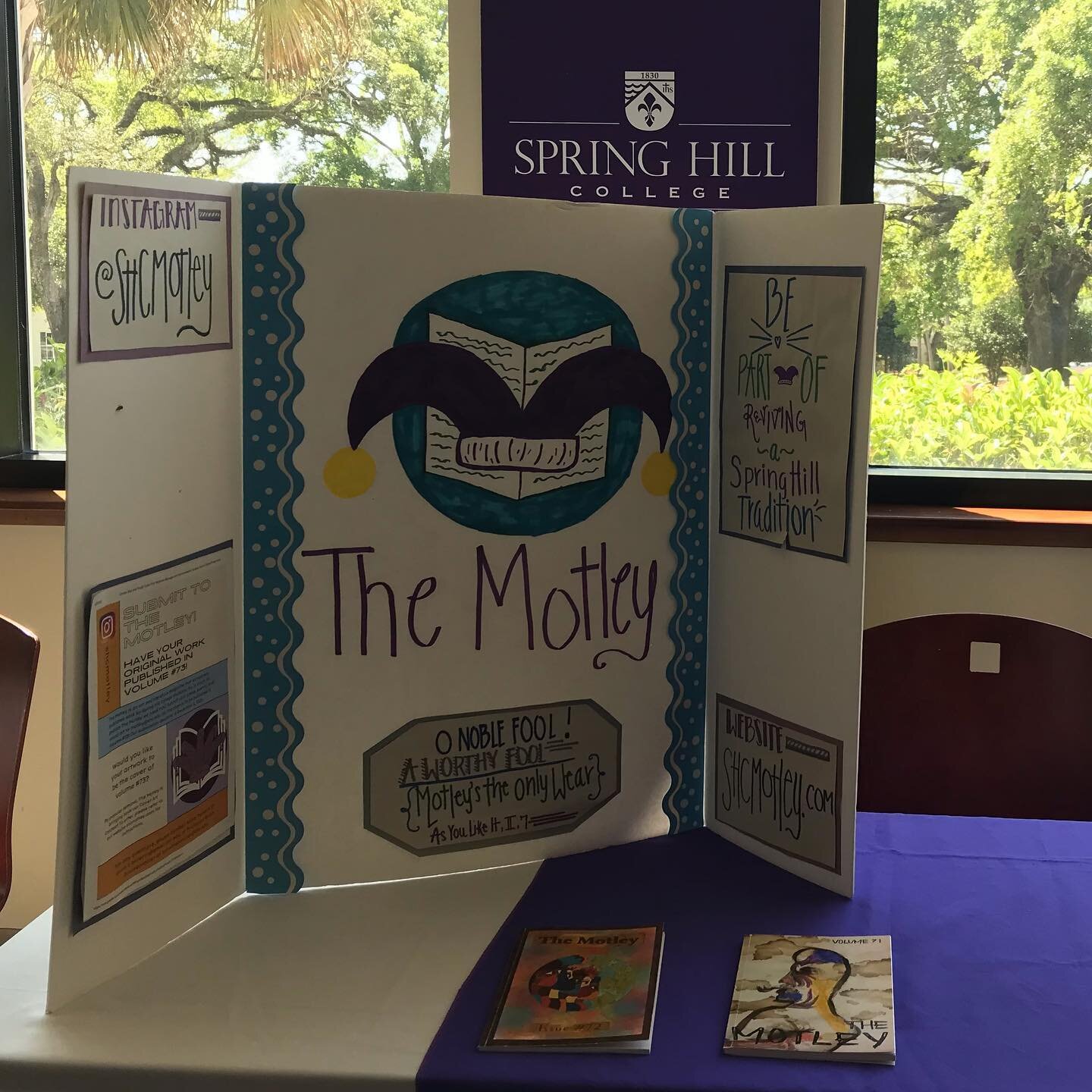 Are you interested in becoming a part of the Motley Crew next year? Or would you like to be published in Spring Hill&rsquo;s art and literature magazine?

The Motley is at Welcome to the Hill!!! Current and incoming Badgers, come and learn about one 