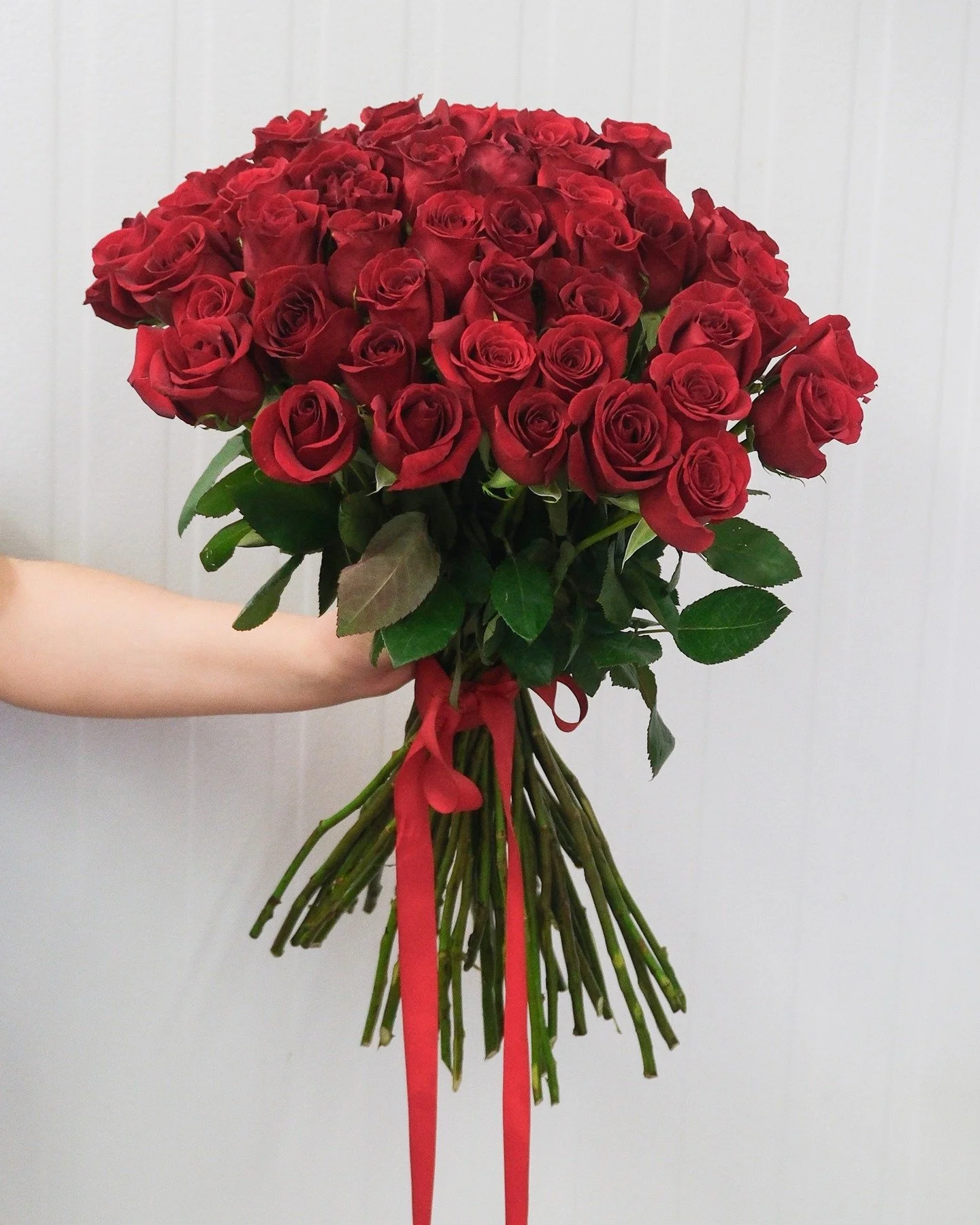 Red roses all day every day!