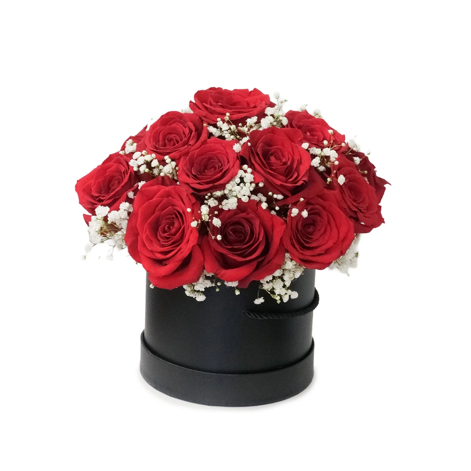 Red Romance Box Arrangement