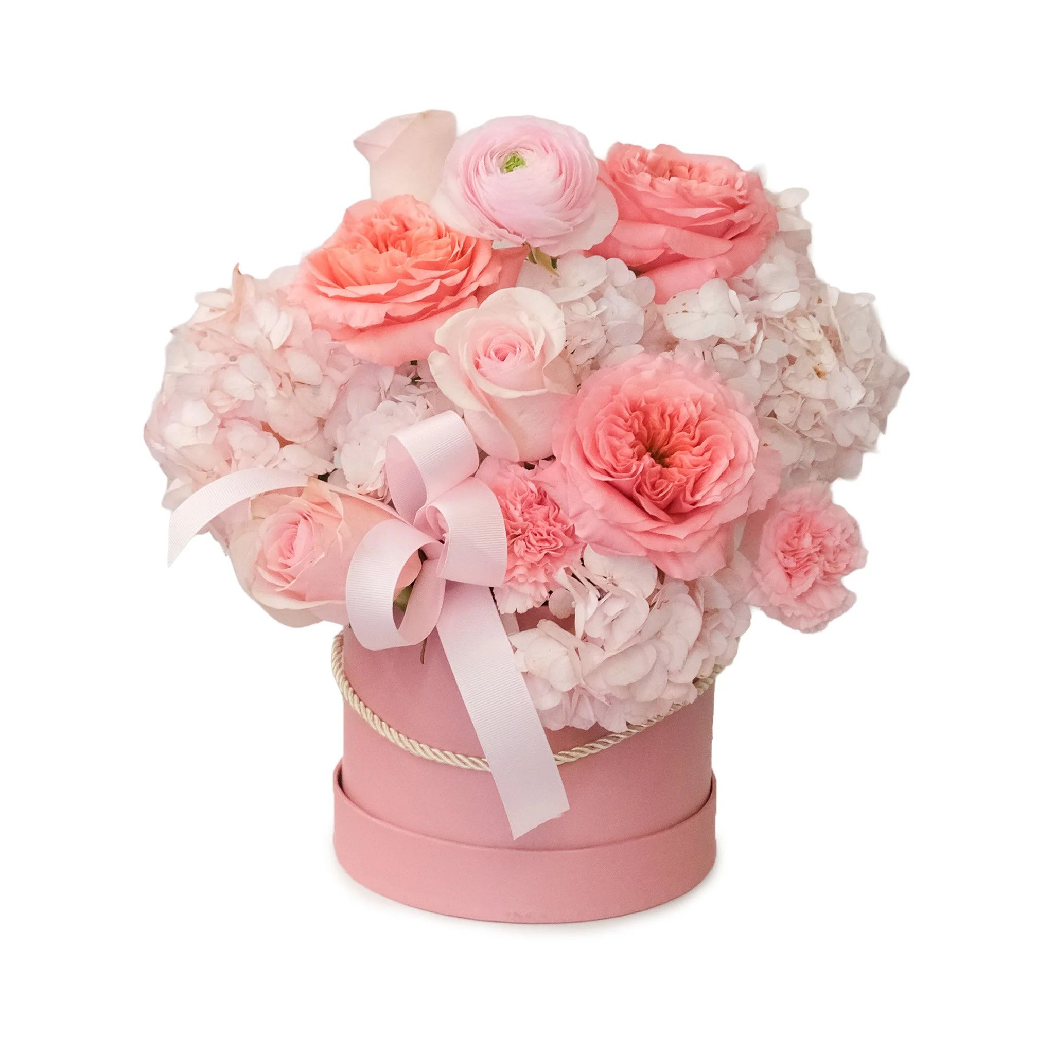 Bursting Pink Box Arrangement