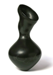 Blackened terracotta 2004 Magdalene Odundo was born in Nairobi in 1950. After education in Kenya and India she studied at West Surrey College of Art and Design.