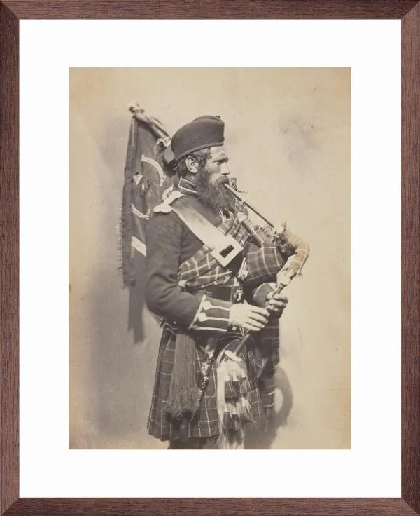 Piper of the 72nd Highlanders Brown Frame.jpg
