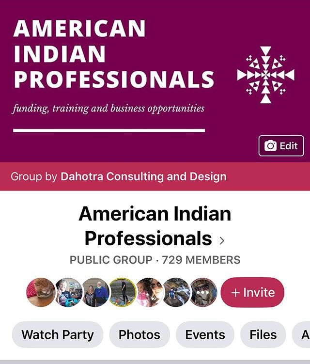 Our private Facebook group is a place for American Indian students, artists, entrepreneurs, and other professionals to post and share funding, training, career and business opportunities.
Join today https://www.facebook.com/groups/aiprofessionals #fa