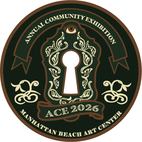 2026 Annual Community Exhibition logo, Manhattan Beach Art Center
