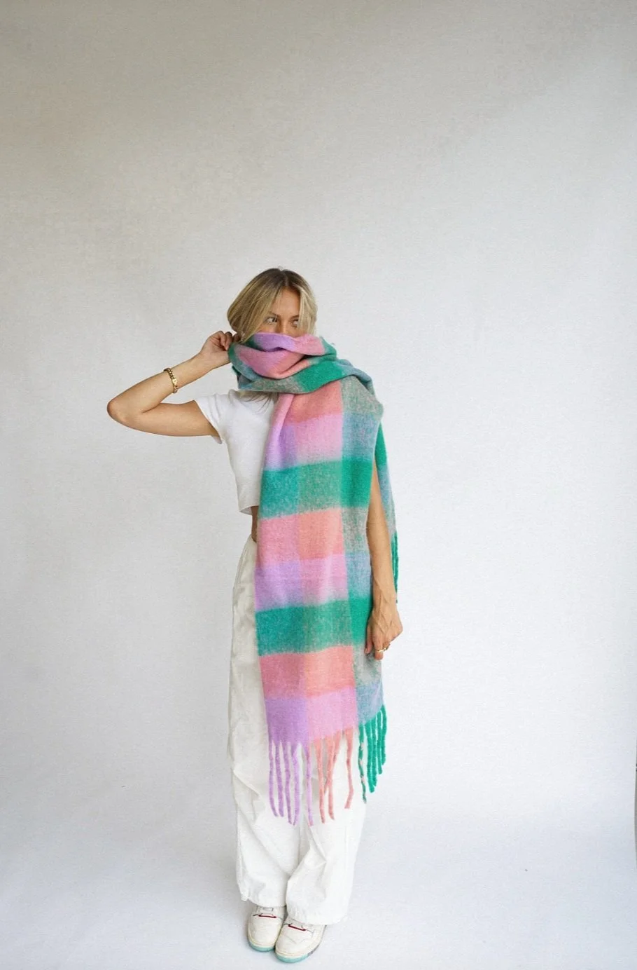 Oversized Scarf-$39