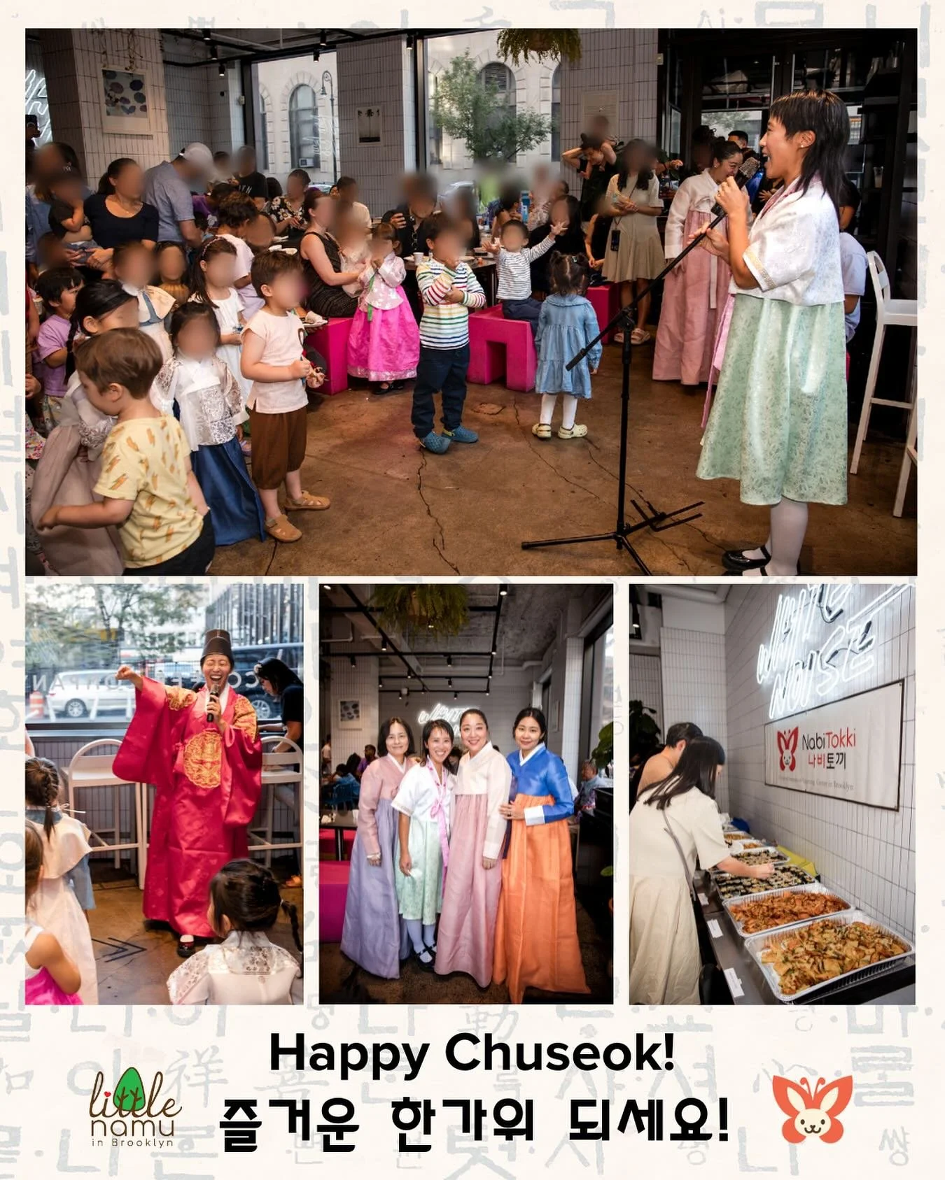 Happy Chuseok everyone!
λͺ¨λλ€ μ¦κ±°μ΄ μΆμ 보λ΄κ³  κ³μ κ°μ? 
This past Saturday, we came together to celebrate Chuseok with @nabi_tokki, @thewoorishow, and @whitenoisecoffeeco — and what a beautiful gathering it was!
The space was filled with both new