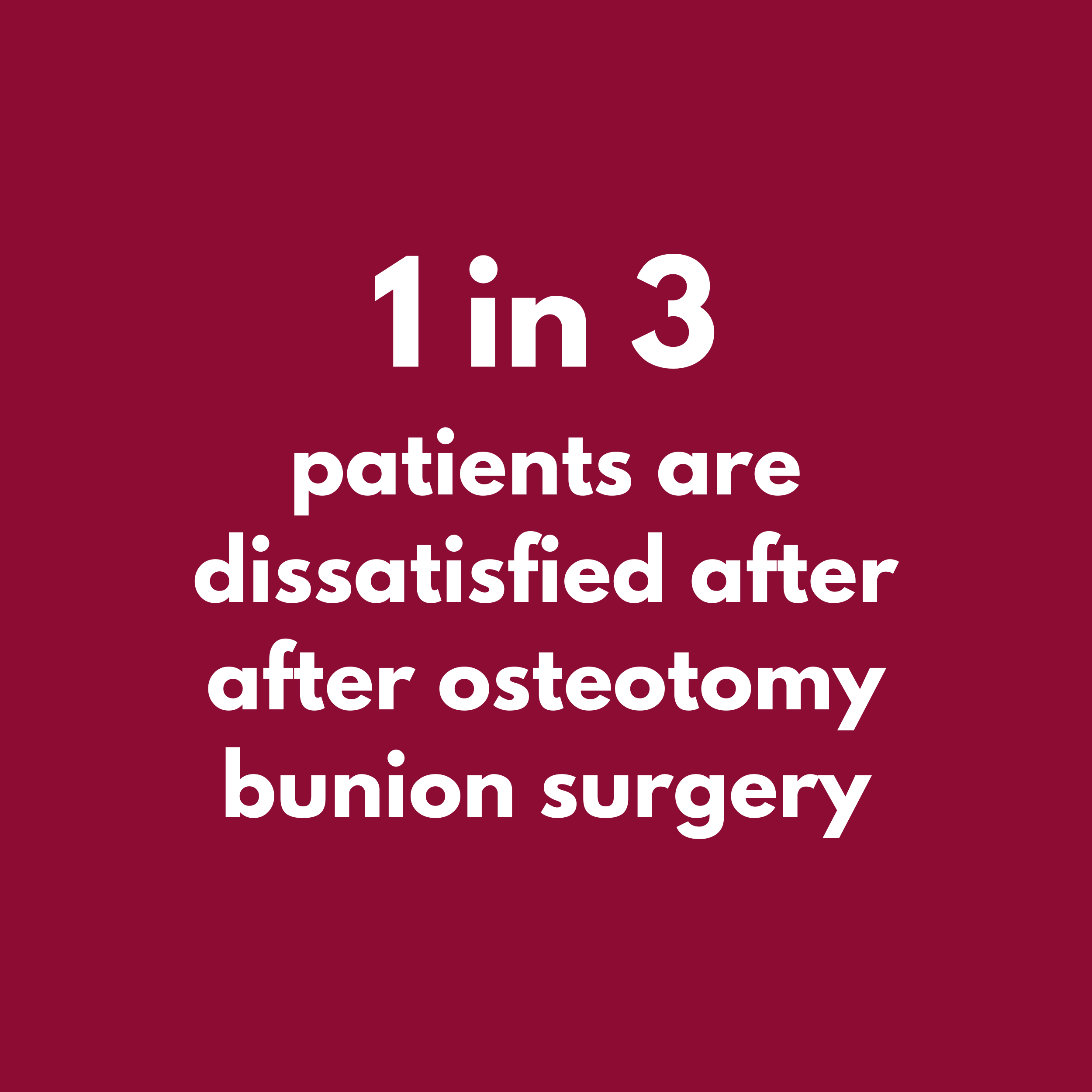 andersen-orthopedics-1-in-3-patients-dissatisfied-after-osteotomy-bunion-surgery.png