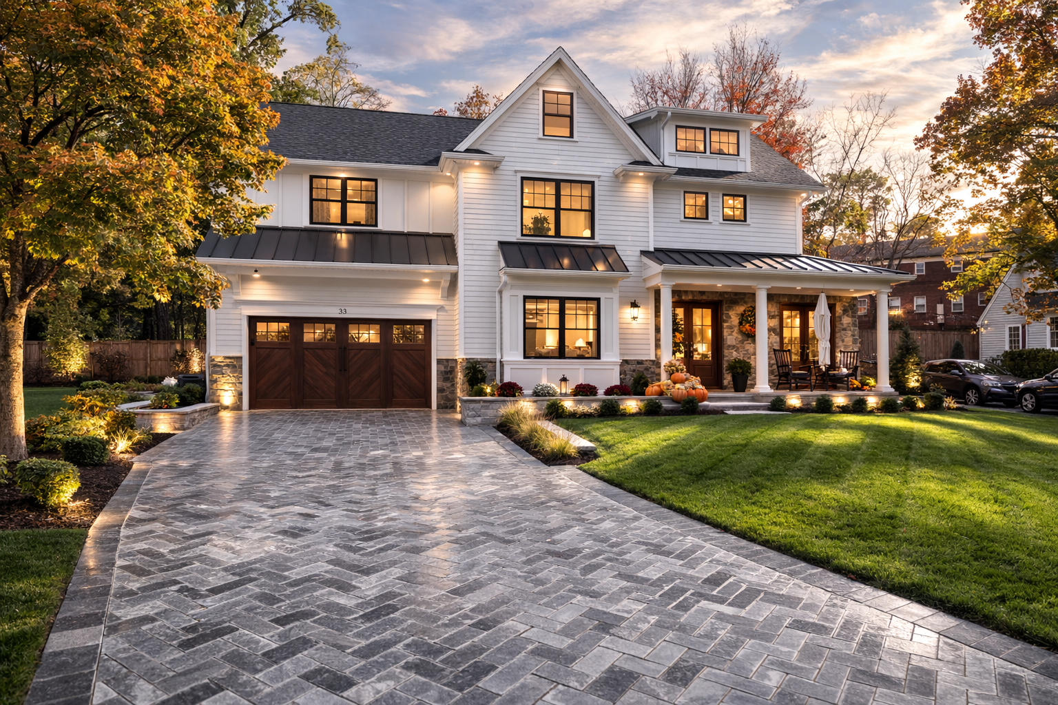 Premium paver driveway installation in Northern New Jersey