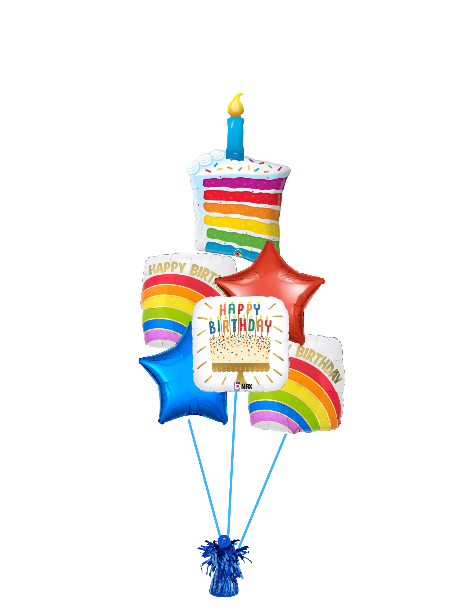 Rainbow Happy Birthday Bouqet
